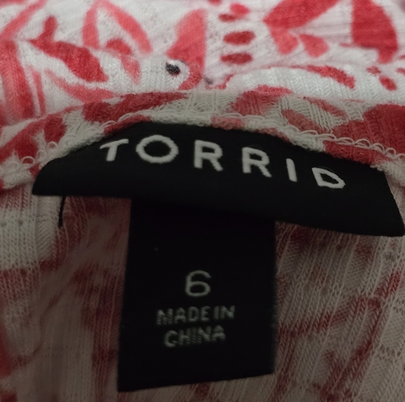 Torrid Boho Tank, Plus Size 6 - Picture 2 of 2